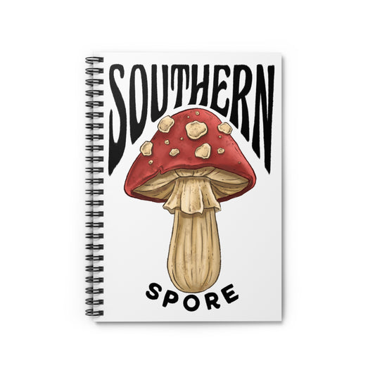 Southern Spore Mushroom Spiral Notebook