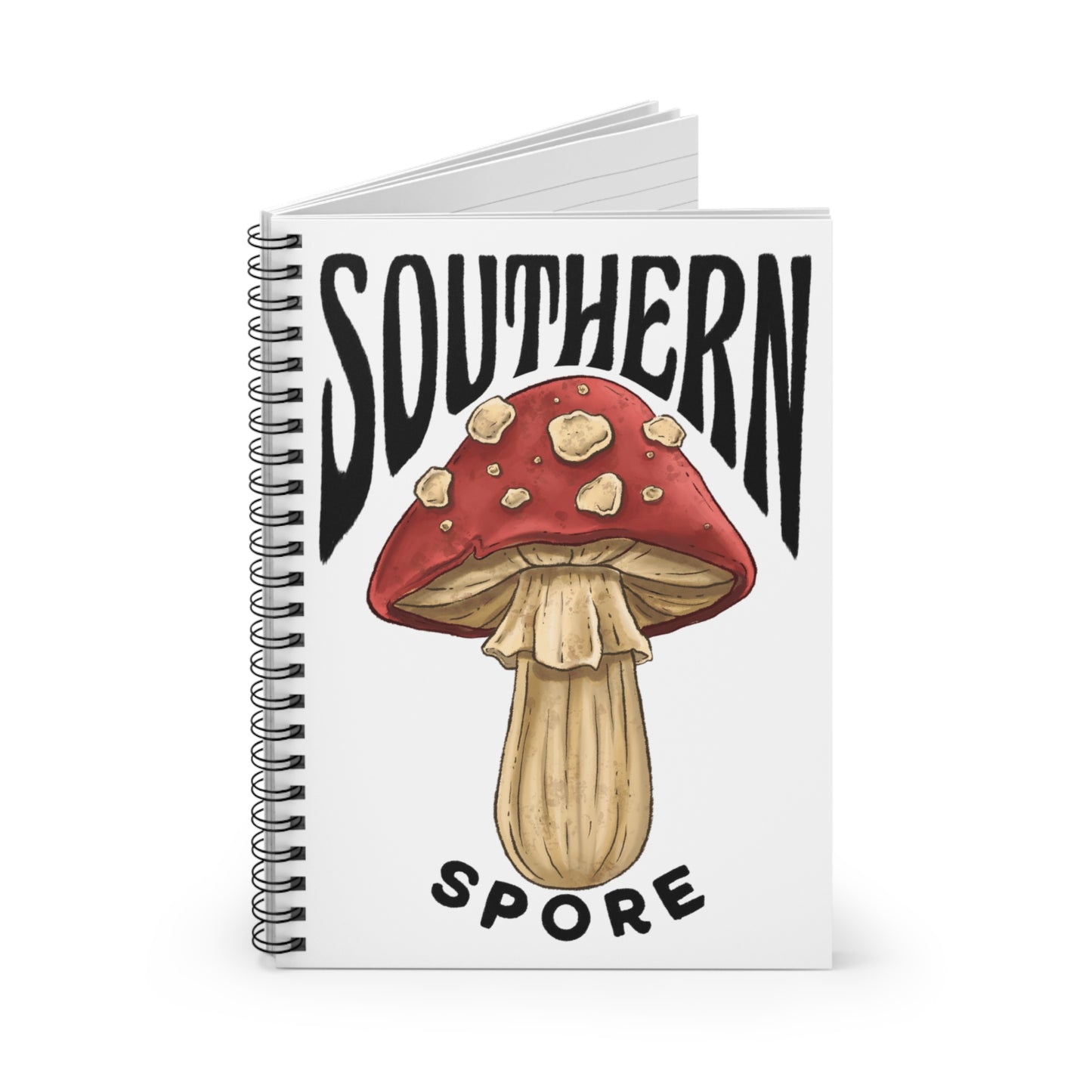 Southern Spore Mushroom Spiral Notebook